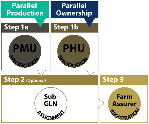 Registration steps for Parallel Production / Ownership
